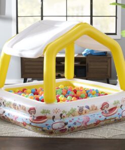 Alternative view of Intex Sun Shade Inflatable Pool, 62" X 62" X 48", for Ages 2+ Play Center Only