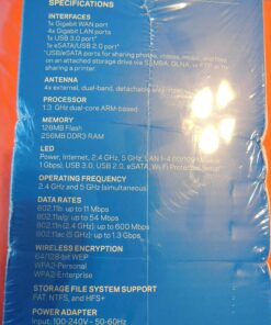 Linksys WRT1900AC Dual-Band+ Wi-Fi Wireless Router with Gigabit & USB 3.0 Ports and eSATA, Smart Wi-Fi Enabled to Control Your Network from Anywhere WRT 1900AC 11 91rdWdFDFxL