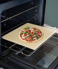 Honey-Can-Do Old Kitchen Oven and Grill Pizza Stone, 14" x 16", natural clay 41 91rjnN 98 L