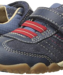 Stride Rite SRT Baby and Toddler Boys Prescott Casual Sneaker Infant (0-12 Months) 4 Wide Infant Blue 14 91rmhXVjn L