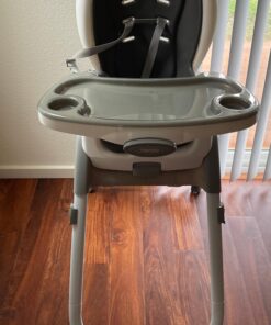 Ingenuity SmartClean Trio Elite 3-in-1 Convertible Baby High Chair, Toddler Chair, and Dining Booster Seat, For Ages 6 Months and Up, Unisex - Slate Trio Elite Slate 46 91rsVlUmuoL