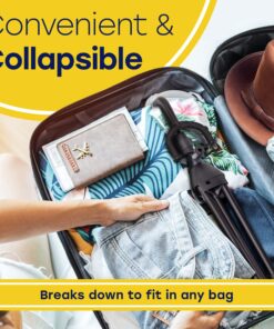 Hola! Music Guitar Stand - Height Adjustable, Collapsible w/Padded Neck & Yoke - Pack of 1 Tripod Tripod - 1 pack 33 91s3ZG4rxqL