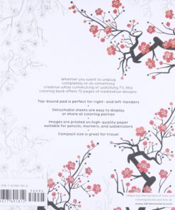 Alternative view of Vive Le Color! Japan (Adult Coloring Book): Color In; De-stress (72 Tear-out Pages)