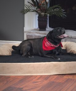 Alternative view of PETMAKER Orthopedic Memory Foam Pet Bed with Bolster, Large 45" x 32"