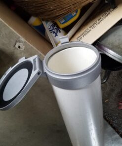 Buyers Products CC600 PVC Conduit Carrier Kit, 6 Inch Diameter, Mounting Hardware Included, Spring-Loaded Latch, Weather-Resistant Door Gasket 6" Diameter 54 91s7ULmYgLL