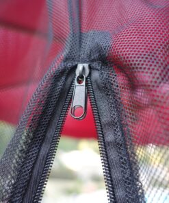 Patio Umbrella Mosquito Netting - Polyester Mesh Screen with Zipper Opening and Water Tube at Base to Hold in Place - Helps Protect from Mosquitoes - Fits 9FT Umbrellas and Patio Tables - Black 32 91s8RxwmE9L
