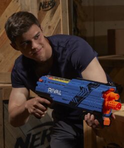 Nerf Rival Atlas XVI-1200 Blaster Toy, Blue 17 91s8cizz7L