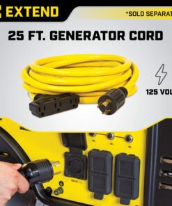 Champion Power Equipment 76533 4750/3800-Watt Dual Fuel RV Ready Portable Generator with Electric Start 37 91sDIfmTclL