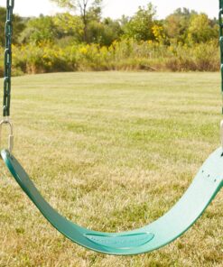 Swing-N-Slide Heavy Duty Green Swing Seat - 58" Vinyl Coated Chain Backyard Playground Swing for Replacement or Accessories 15 91sIMhcTwjL