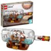 LEGO Ideas Ship in a Bottle 92177 Expert Building Kit, Snap Together Model Ship, Collectible Display Set and Toy for Adults (962 Pieces),Multicolor 13 91sJjyKNhbL