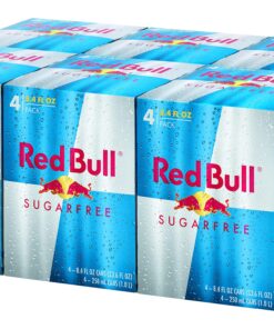 Red Bull Sugar Free Energy Drink, 8.4 Fl Oz, 24 Cans (6 Packs of 4) Sugar-Free 8.4 Ounce 24pk, (4x6) 19 91sf3AM07DL 1