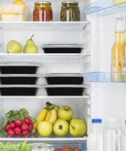 Ez Prepa [15 Pack 28oz Single Compartment Meal Prep Containers with Lids - Food Storage Containers Bento Box, Lunch Containers, Microwavable, Freezer, and Dishwasher Safe, Food Containers 15 91sg0VE9e2L