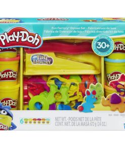 Alternative view of Play-Doh Fun Factory Deluxe Set, 6 Cans, 31 Tools, Kids Ages 3 and Up (Amazon Exclusive)