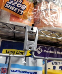 Rubbermaid Garage FastTrack Vertical Ball Rack, Satin Nickel, Wall Mounted Storage System, Holds up to 50 pounds, for Home/Garage 45 91soU wcdL