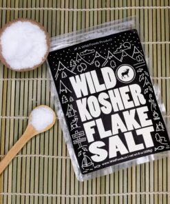 Alternative view of Kosher Flake Salt by Wild Foods, Unrefined Handcrafted Pacific Ocean Sea Salt for Cooking, Marinating, Brining, Finishing Healthy Recipes (8 ounce) 8 Ounce (Pack of 1)