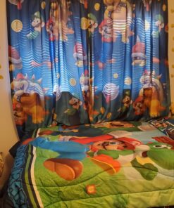 Franco Kids Room Darkening Window Curtain Panel, 42 in x 63 in, Super Mario 40 91svT0eq6wL