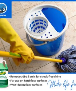 OdoBan Professional Series Neutral pH No Rinse Floor Cleaner Concentrate, 1 Gallon 12 91swrSV3ntL