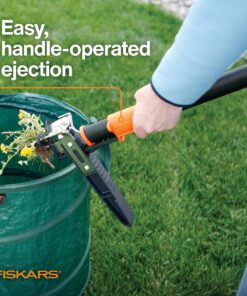 Fiskars 3-Claw Stand Up Weeder - Gardening Hand Weeding Tool with 39" Long Ergonomic Handle - Black/Orange 16 91sysCyIo5L