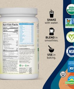 Garden of Life Organic Vegan Vanilla Protein Powder 22g Complete Plant Based Raw Protein & BCAAs Plus Probiotics & Digestive Enzymes for Easy Digestion – Non-GMO, Gluten-Free, Lactose Free 1.5 LB 20 Servings (Pack of 1) 28 91tDnUEORLL
