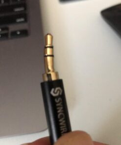 Syncwire 3.5mm Nylon Braided Aux Cable (3.3ft/1m,Hi-Fi Sound), Audio Auxiliary Input Adapter Male to Male Cord for Headphones, Car, Home Stereos, Speaker, iPhone, iPad, iPod, Echo & More – Black 3.3 ft (1 m) 34 91tF7rgqoBL 3