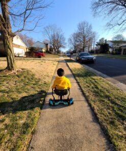 Hiboy HC-01 Hoverboard Kart Seat Attachment Accessory for 6.5" 8" 10" Two Wheel Self Balancing Scooter Hc02-obsidian 31 91tFHtWeMlL