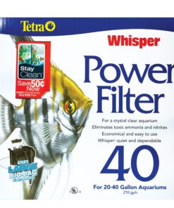 Alternative view of Tetra Whisper Power Filter for Aquariums, 3 Filters in 1, Up to 40-Gallons