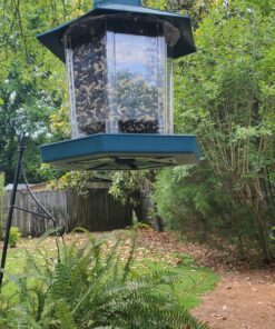 Ogrmar Hanging Gazebo Wild Bird Feeder -Perfect for Garden Decoration and Bird Watching for Bird Lover and Kids (Green) 33 91tIBlYs3RL