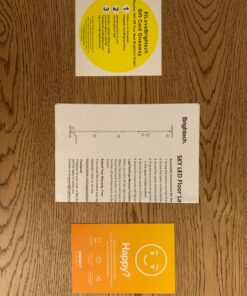 Brightech Sky LED Torchiere Super Bright Floor Lamp - Contemporary, High Lumen Light for Living Rooms & Offices - Dimmable, Indoor Pole Uplight for Bedroom Reading - Black 43 91tUE Ovs5L 2