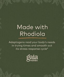 Gaia Herbs Adrenal Health Daily Support - with Ashwagandha, Holy Basil & Schisandra - Herbal Supplement to Help Maintain Healthy Energy and Stress Levels - 120 Liquid Phyto-Capsules (120 Count) 120 Count (Pack of 1) Standard Packaging 15 91tUdQUsOgL