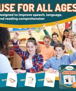 Preposition Flash Cards | 7 Total Prepositions 49 Picture Cards for Speech Therapy - for Teachers, Parents, ESL Teaching Materials and Speech Therapy Materials with 5 Sequencing Learning Games Prepositions Vol 1 17 91tdnH4o2 L