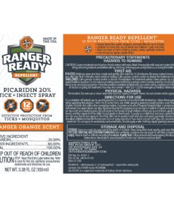 Ranger Ready Tick Spray and Insect Repellent, Picaridin 20% Bug Spray, Travel Size, Assorted Scents, 3.4 Oz (Pack of 3) 3.38 Fl Oz (Pack of 3) 15 91tjsNNdRGL