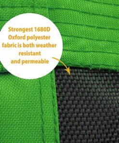 Royal Oak Saucer Tree Swing,Giant 40 Inches with Carabiners and Flags, 700 lb Weight Capacity, Steel Frame, Waterproof, Easy to Install with Step by Step Instructions, Non-Stop Fun! (Green) Green 24 91trr6MJzNL