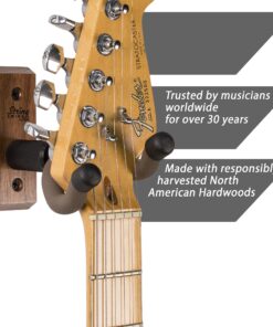 String Swing CC01K-BW Guitar Hanger and Guitar Wall Mount Bracket Holder for Acoustic and Electric Guitars Black Walnut 25 91tuyiQGyLL