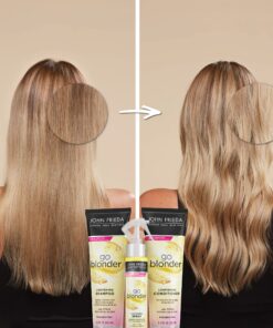 John Frieda Sheer Blonde Go Blonder Conditioner, Gradual Lightening Conditioner, 8.3 oz, with Citrus and Chamomile, featuring our BlondMend Technology 8.3 Ounce 29 91u30lMzXL