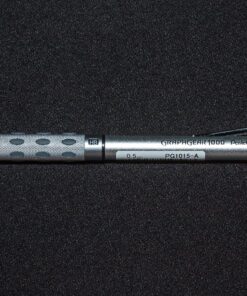 Pentel GraphGear 1000 Mechanical Pencil, (0.5mm), Black Barrel, 1 Each (PG1015A), Metallic Grey 0.5mm 1 Pack 44 91uBcSIV7HL