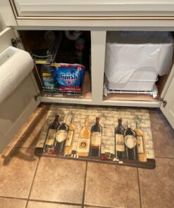 LYNK PROFESSIONAL® Slide Out Under Sink Cabinet Organizer - 11.5 in. wide x 18 inch deep - Sliding Pull Out Shelf for Inside Kitchen Cabinet or Under Sink - Lifetime Limited Warranty – Chrome 11.5x18 Chrome 49 91uHfEvbByL