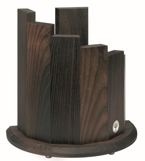 Boker 30402 Wood Magnetic Knife Block, Makassar 11.25" x 10" x 6"
