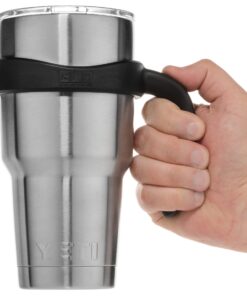 Grab Life Outdoors - Handle For YETI Rambler 30 Oz Tumbler Cup - Fits Ozark Trail, RTIC & more - (Handle Only) - Black 26 91uMtFWpML