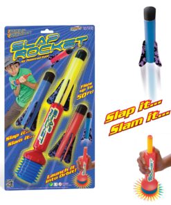 Geospace The Original E-Z Launch Hand Held Slap Rocket from Pump Rocket (Slap Rockets) with Launcher & 3 Rockets Slap Rockets 7 91uNAC02S3L