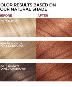 L'Oreal Paris Superior Preference Fade-Defying + Shine Permanent Hair Color, 7LA Lightest Auburn, Pack of 1, Hair Dye 1 Count (Pack of 1) 23 91uPjVYt5rL