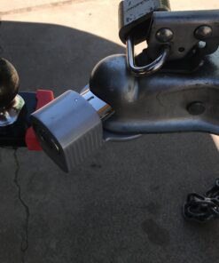 Master Lock Trailer Hitch Lock, Fits 1-7/8 in., 2 in., and Most 2-5/16 in. Trailer Couplers, Weather Resistant Automotive Hitch Lock with Keys, 377KA 26 91uUbGnNlxL