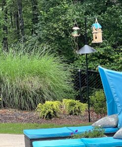 Predator Guard Squirrel Baffle - Protects Hanging Bird Feeders and Poles - Raccoon and Squirrel Proof Your Bird Feeders and Bird Houses - Anti-Rust Galvanized Steel - 17 inch 30 91uXFsC2OxL