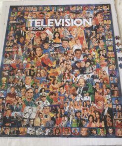 White Mountain Puzzles Television History - 1000 Piece Jigsaw Puzzle 23 91ucSUH lL