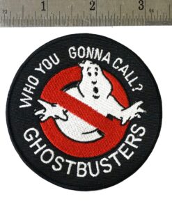 Alternative view of 4 Ghostbusters Embroidered Iron on Patch Applique Logo Costume Cosplay Uniform Sign Symbol Ghost Zombie Team