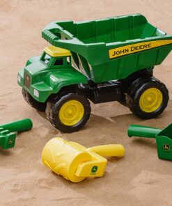 Alternative view of TOMY John Deere 15" Big Scoop Dump Truck with Sand Tools, Brown/a Retail Packaging