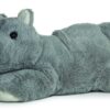 Aurora® Adorable Mini Flopsie™ Rhino Stuffed Animal - Playful Ease - Timeless Companions - Gray 8 Inches 54 91umD3Y2LEL