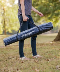 Triumph Premium Ladder Toss Outdoor Game Set with 6 Soft Bola Balls, Travel Carrying Case and Score Trackers - Choose Between Classic and All Pro Series All Pro Steel 34 91umdiBoG2L