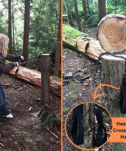 Sportsman Pocket Chainsaw 36 Inch Long Chain With Fire Starter Best Compact Folding Hand Saw Tool for Survival Gear, Camping, Hunting, Tree Cutting or Emergency Kit. Replaces Your Pruning & Pole Saw 37 91usayYZPKL 1