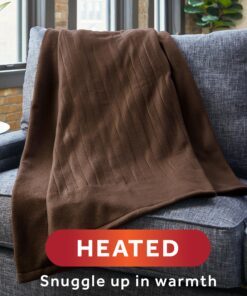 Sunbeam Royal Ultra Walnut Heated Personal Throw / Blanket, Cozy-Warm, Adjustable Heat Settings 21 91uvvD5z8oL