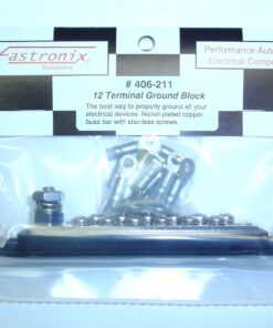 Alternative view of Fastronix 12 Terminal Ground Distribution Block Kit